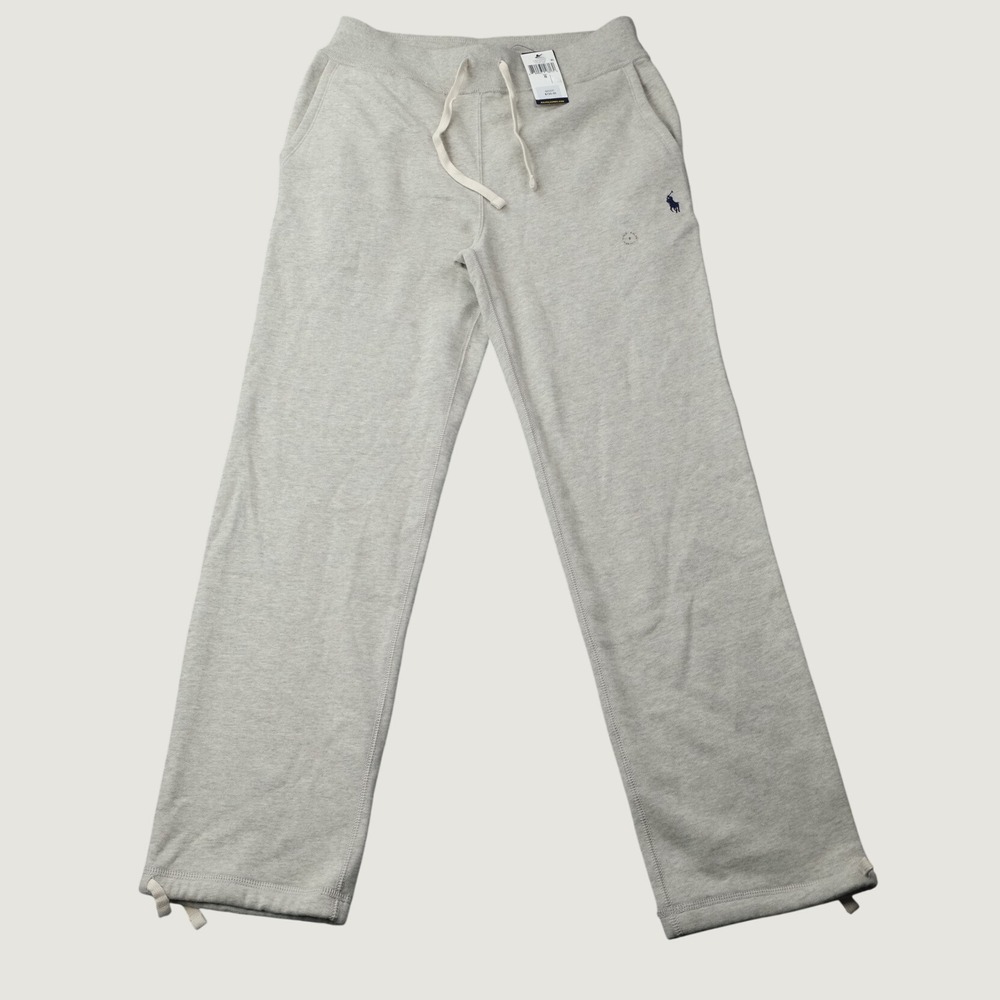 Polo Ralph Lauren Sweatpants Straight Leg S Gray Cotton Blend NWT Stained